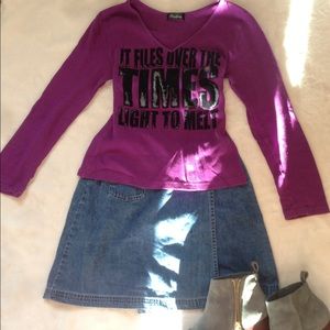 Purple Statement Sweater